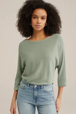 gebreide trui met structuur