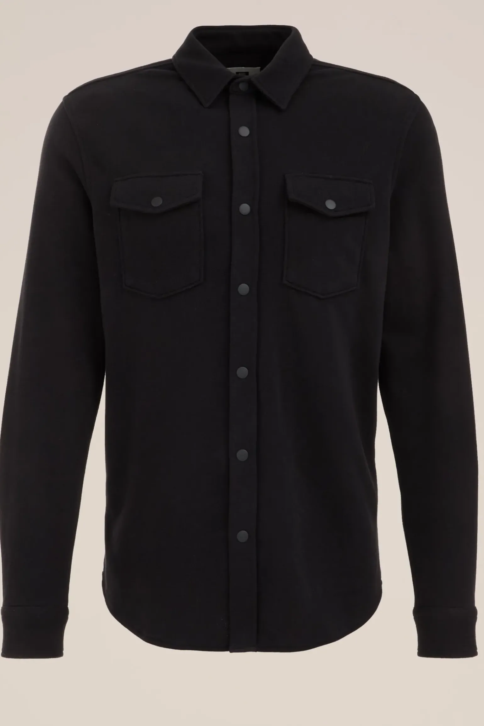 gebreid smart overshirt van katoenmix