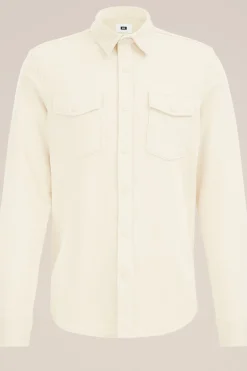 gebreid smart overshirt van katoenmix