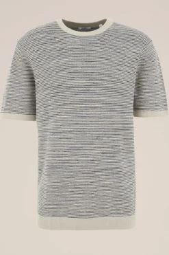 gebreid T-shirt met dessin