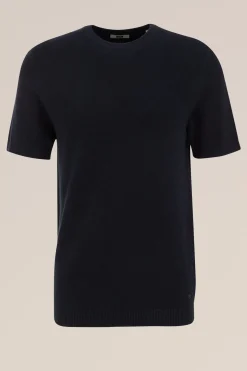 gebreid T-shirt met structuur