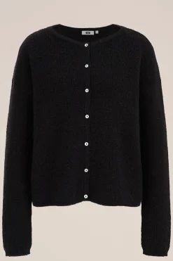 gebreid vest van wolmix