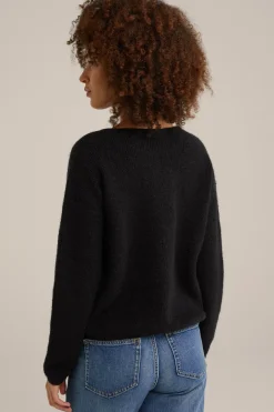 gebreid vest van wolmix