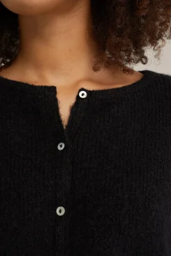 gebreid vest van wolmix