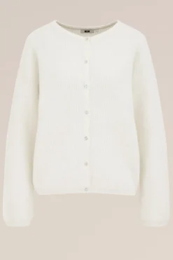 gebreid vest van wolmix