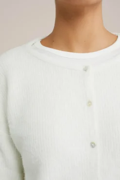 gebreid vest van wolmix