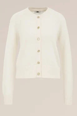 gebreid vest van wolmix