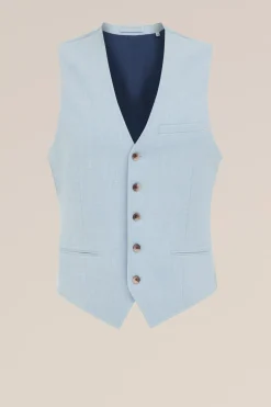 gem&ecirc;leerde gilet met stretch