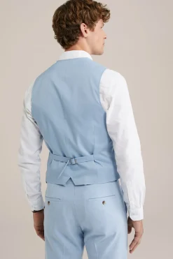gem&ecirc;leerde gilet met stretch
