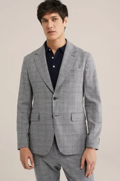 geruite blazer van Italiaanse kwaliteit