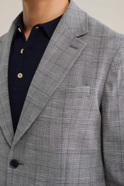 geruite blazer van Italiaanse kwaliteit