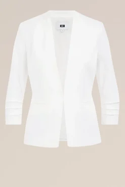 getailleerde blazer met rimpeleffect