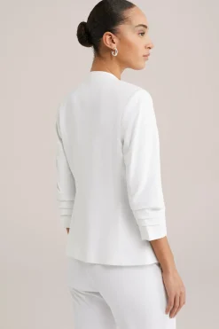 getailleerde blazer met rimpeleffect