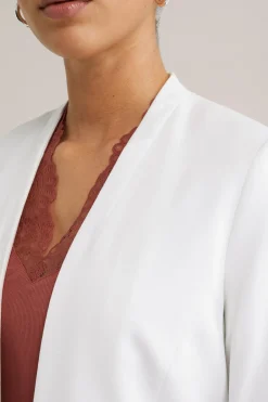 getailleerde blazer met rimpeleffect