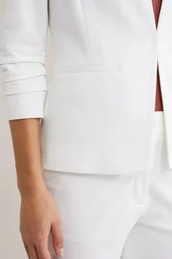 getailleerde blazer met rimpeleffect