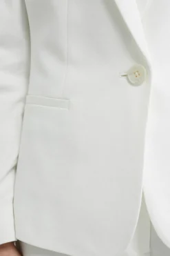 getailleerde jersey blazer met stretch
