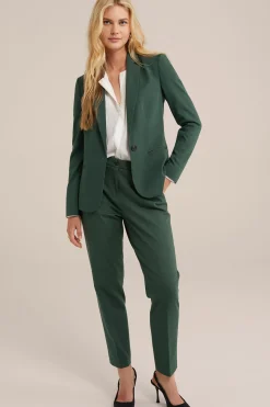 getailleerde jersey blazer met stretch