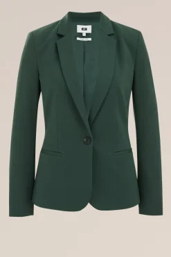 getailleerde jersey blazer met stretch
