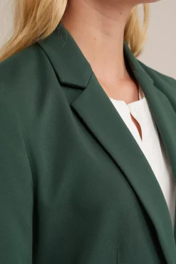 getailleerde jersey blazer met stretch
