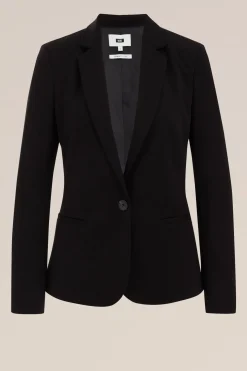 getailleerde jersey blazer met stretch
