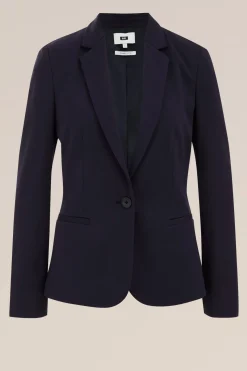 getailleerde jersey blazer met stretch