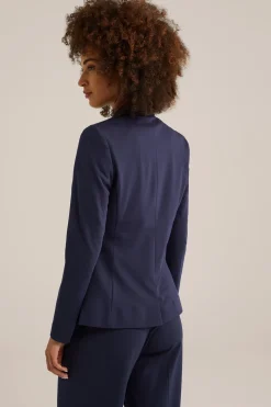 getailleerde jersey blazer met stretch
