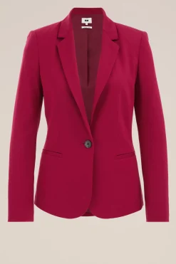 getailleerde jersey blazer met stretch
