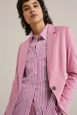 getailleerde jersey blazer met stretch