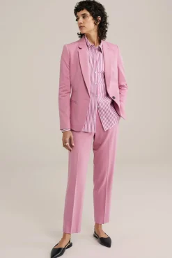 getailleerde jersey blazer met stretch