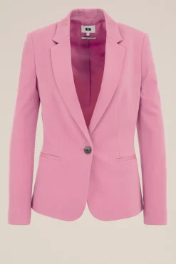 getailleerde jersey blazer met stretch