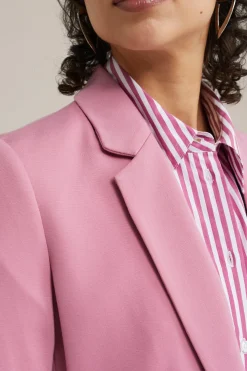 getailleerde jersey blazer met stretch