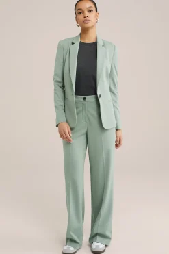 getailleerde jersey blazer met stretch