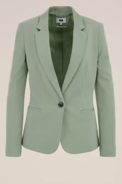 getailleerde jersey blazer met stretch