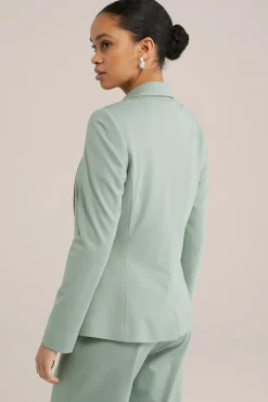 getailleerde jersey blazer met stretch