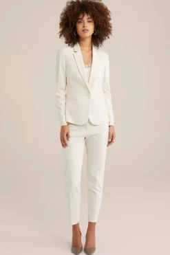 getailleerde jersey blazer met stretch