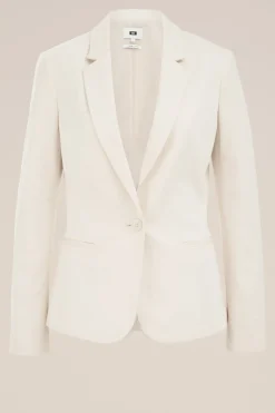 getailleerde jersey blazer met stretch
