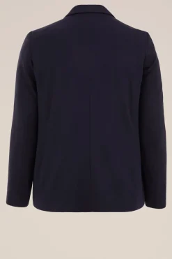 getailleerde jersey stretch blazer - Curve