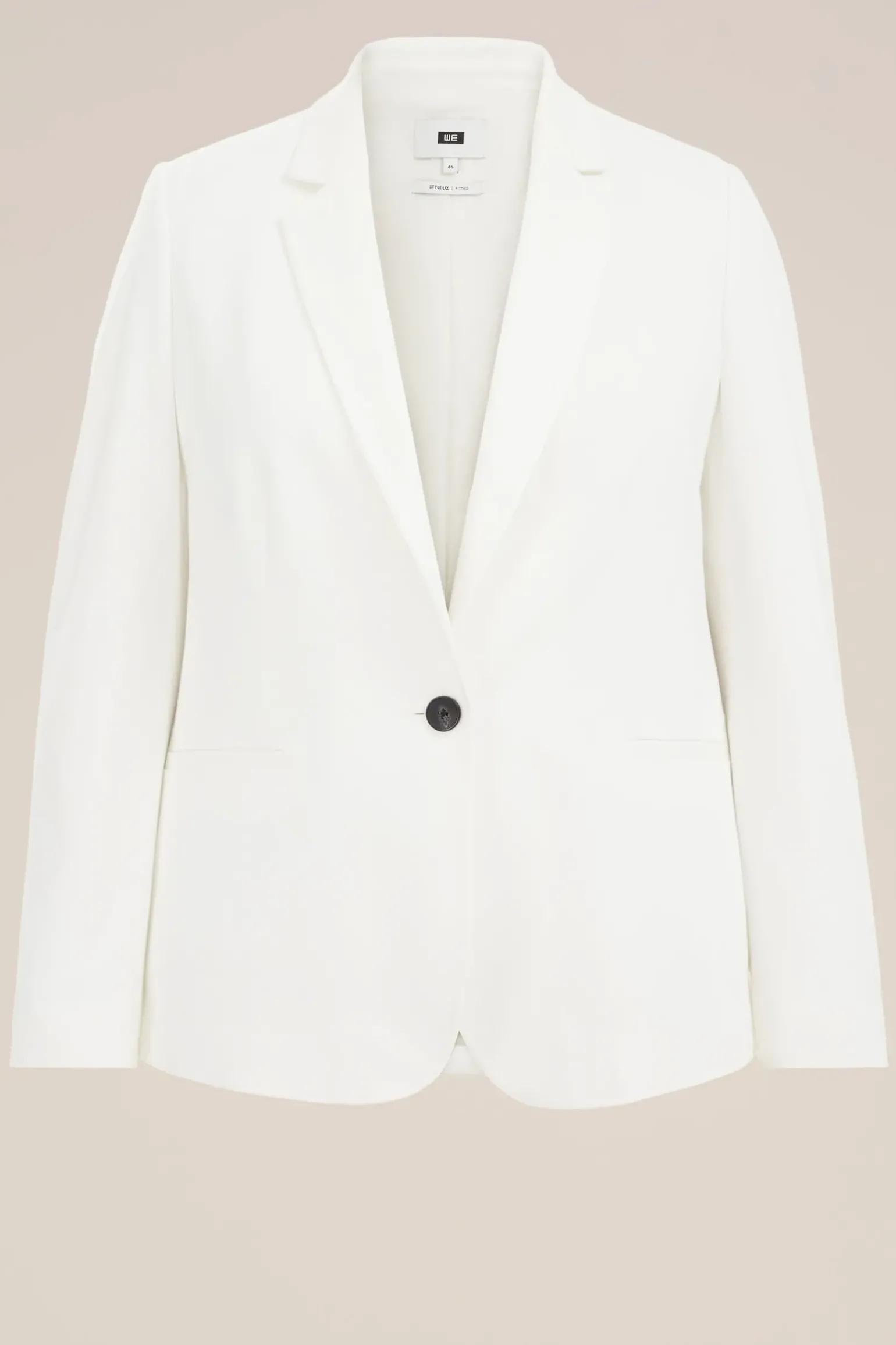 getailleerde jersey stretch blazer - Curve