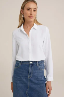 geweven blouse
