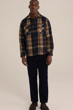geweven overshirt met ruit