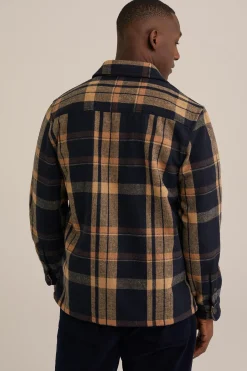 geweven overshirt met ruit