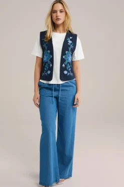 gilet met embroidery
