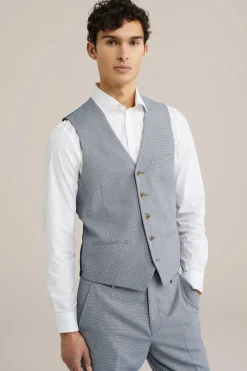 gilet met micropatroon