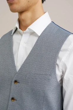 gilet met micropatroon