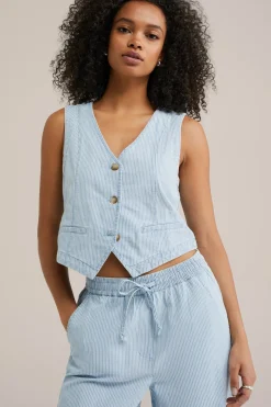gilet met streepdessin