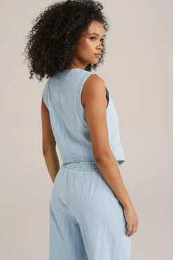 gilet met streepdessin