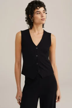 gilet met structuur