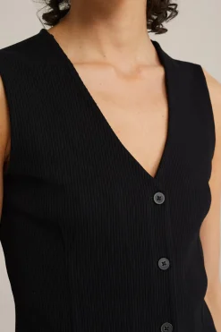 gilet met structuur