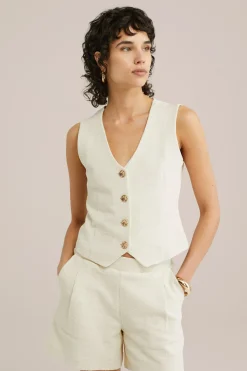 gilet met structuur