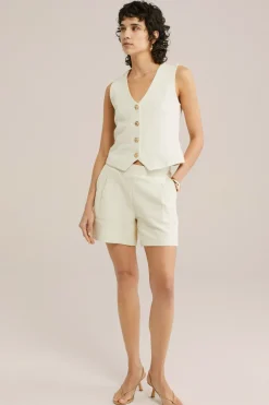 gilet met structuur